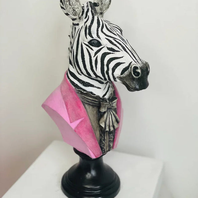 Pop Art Zebra Statue