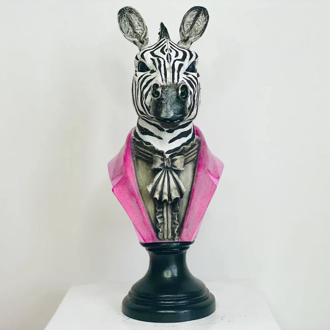 Pop Art Zebra Statue