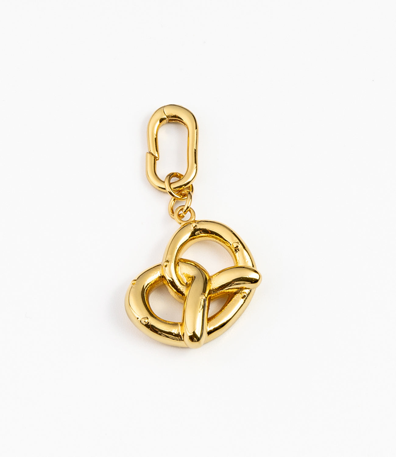 Pretzel Charm Gold