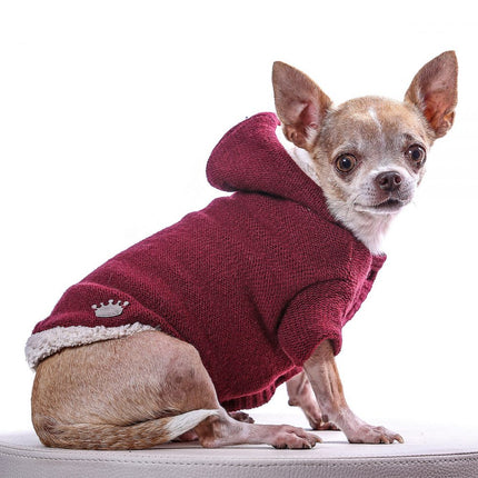 Luxury Coat - Knitwear Bordeaux