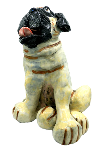 Pug Sculpture