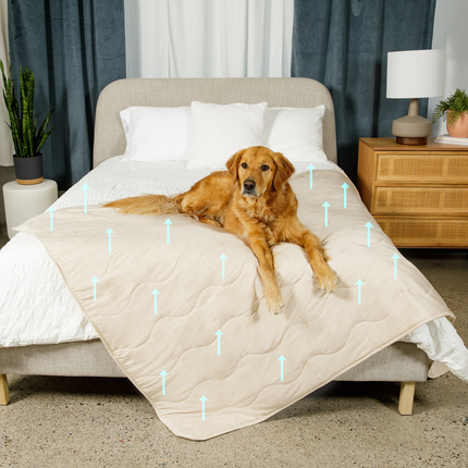 PupChill™ Cooling Waterproof Blanket - Arctic Sand