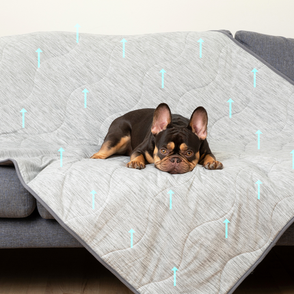 PupChill™ Cooling Waterproof Blanket - Arctic Grey