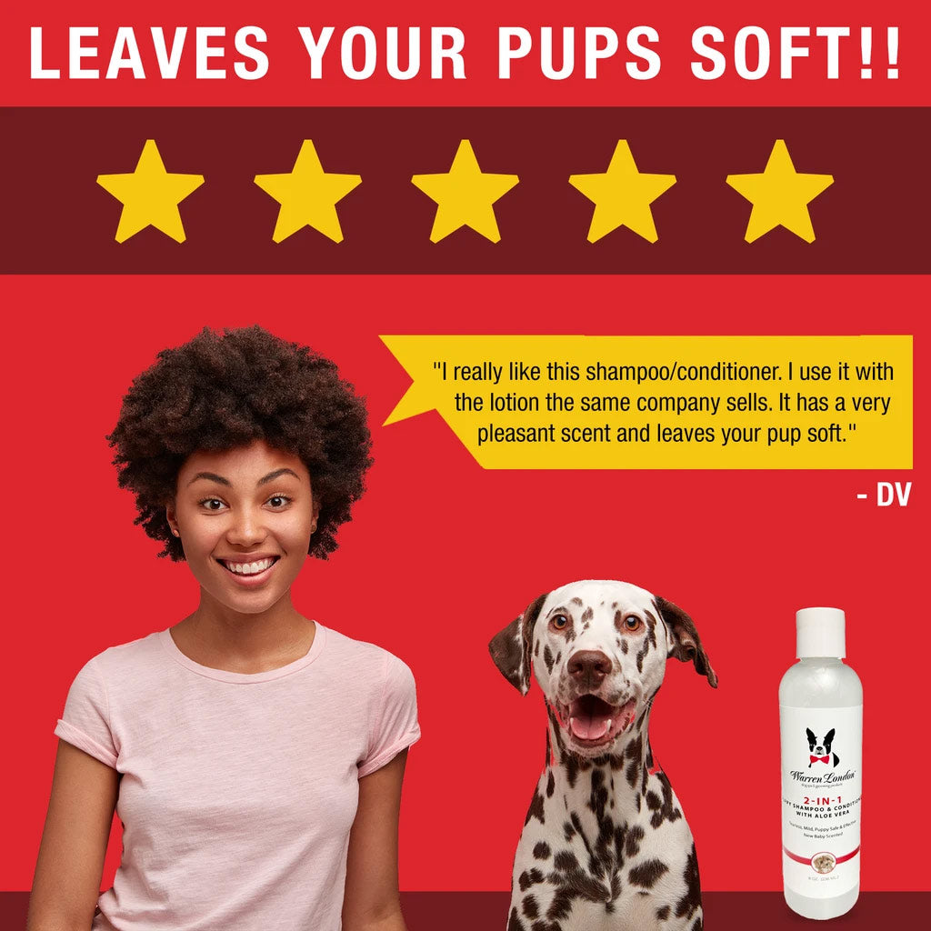 Puppy 2-in-1 Shampoo & Conditioner by Warren London