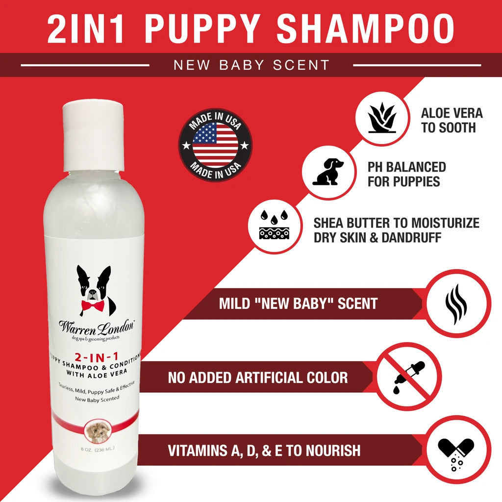 Puppy 2-in-1 Shampoo & Conditioner by Warren London