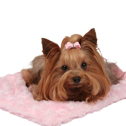 Puppy Pink Curly Sue Blanket