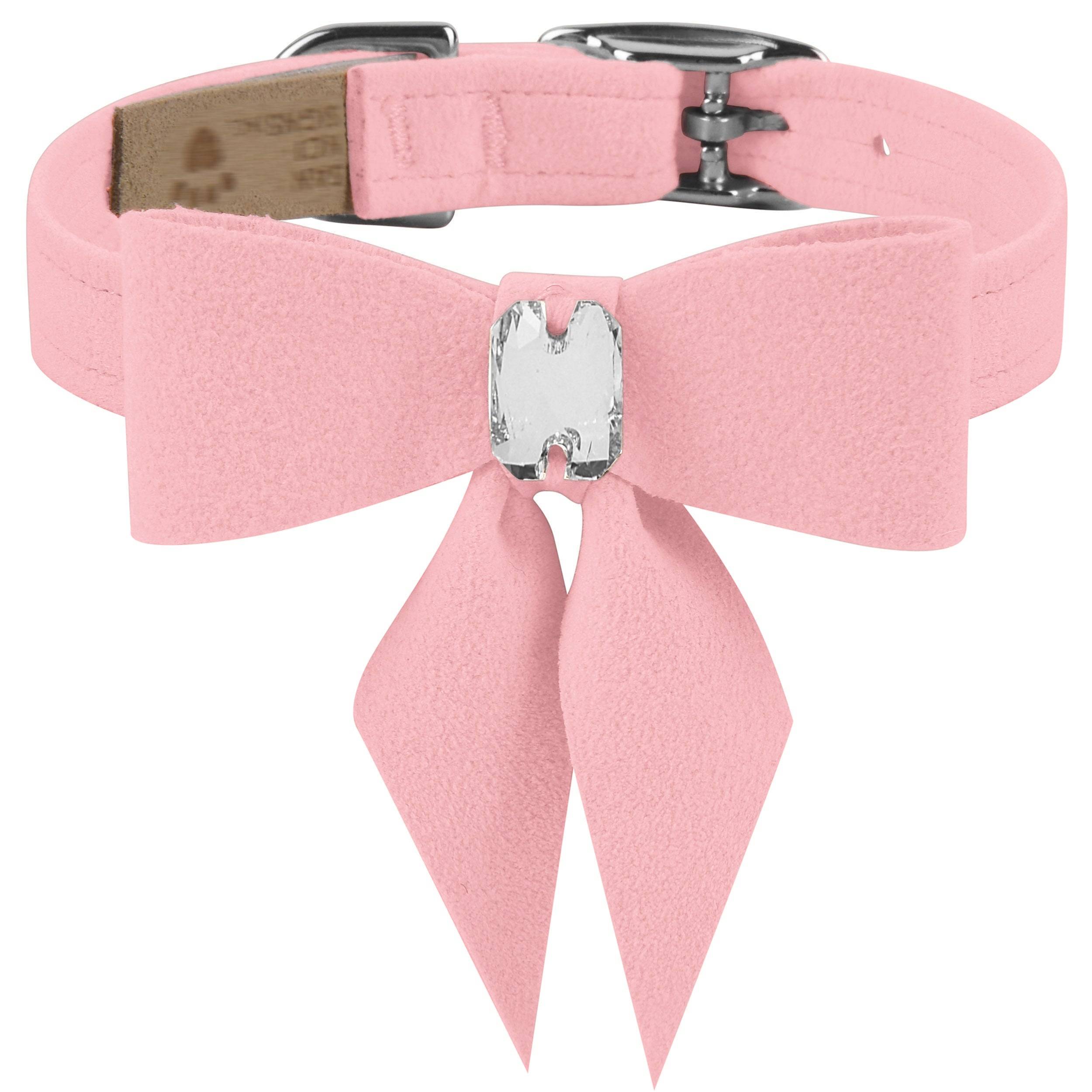 Tail Bow Collar Puppy Pink