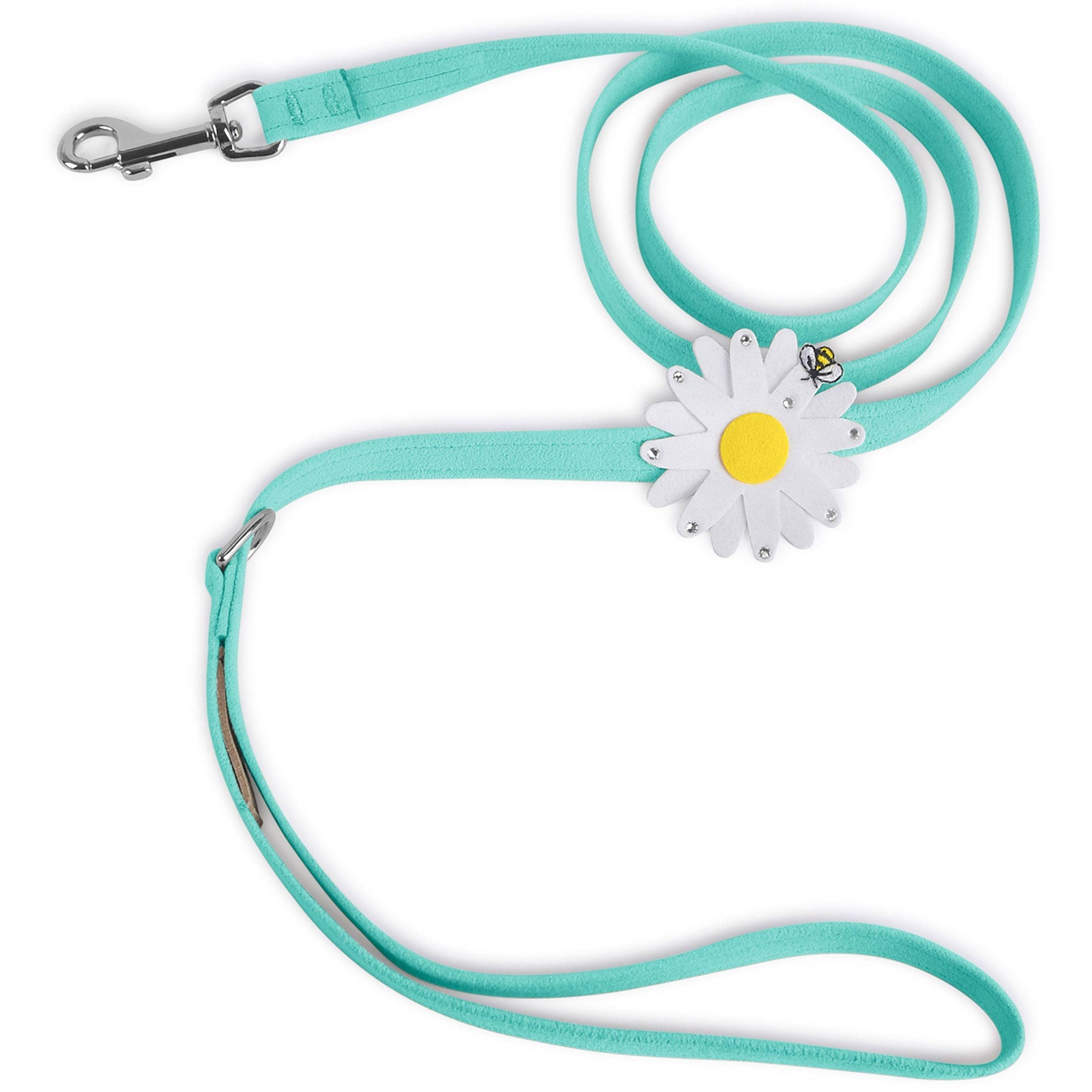 Large Daisy Leash Puppy Pink