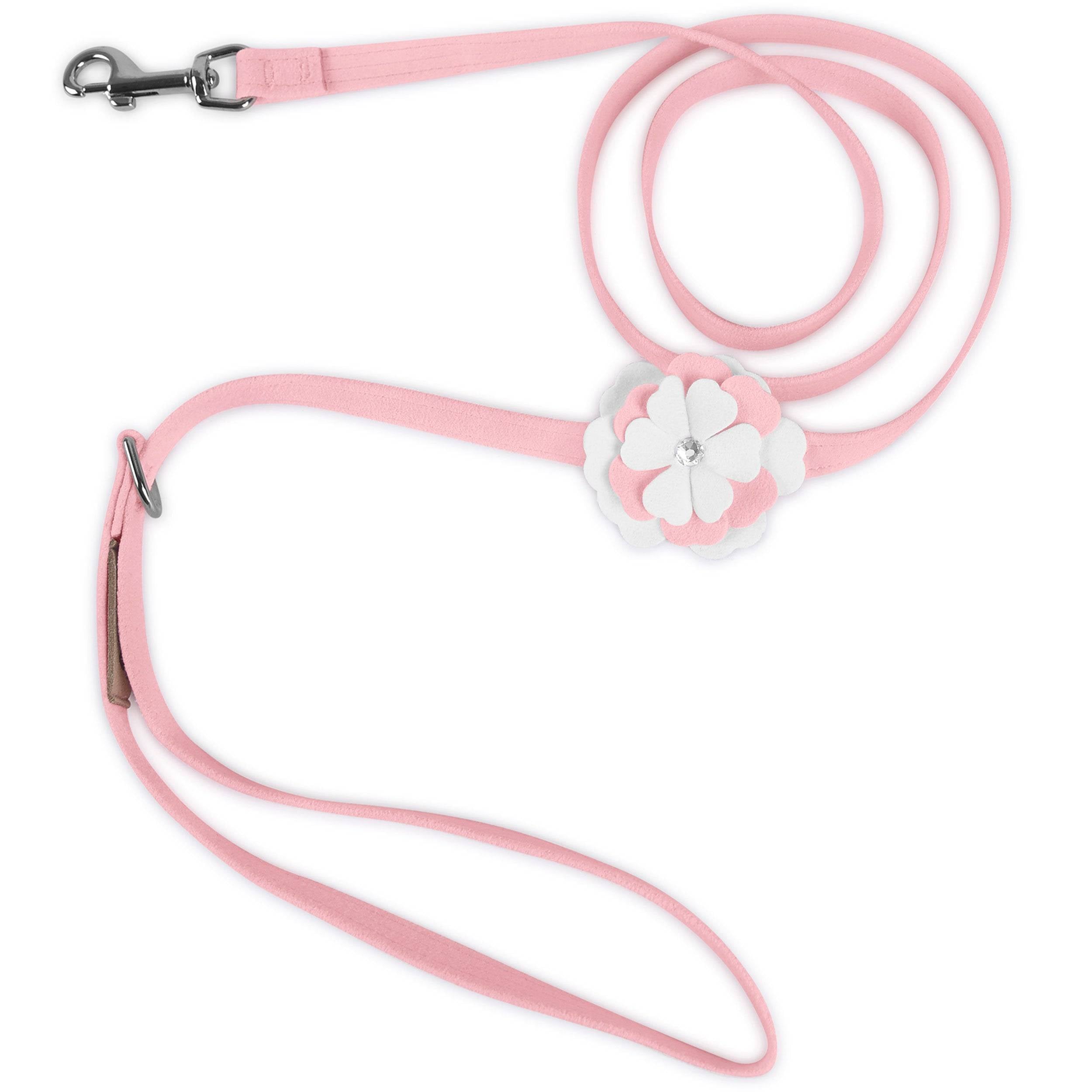 Special Occasion Flower Leash Puppy Pink