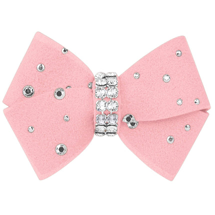 Nouveau Bow Hair Bow with Silver Stardust