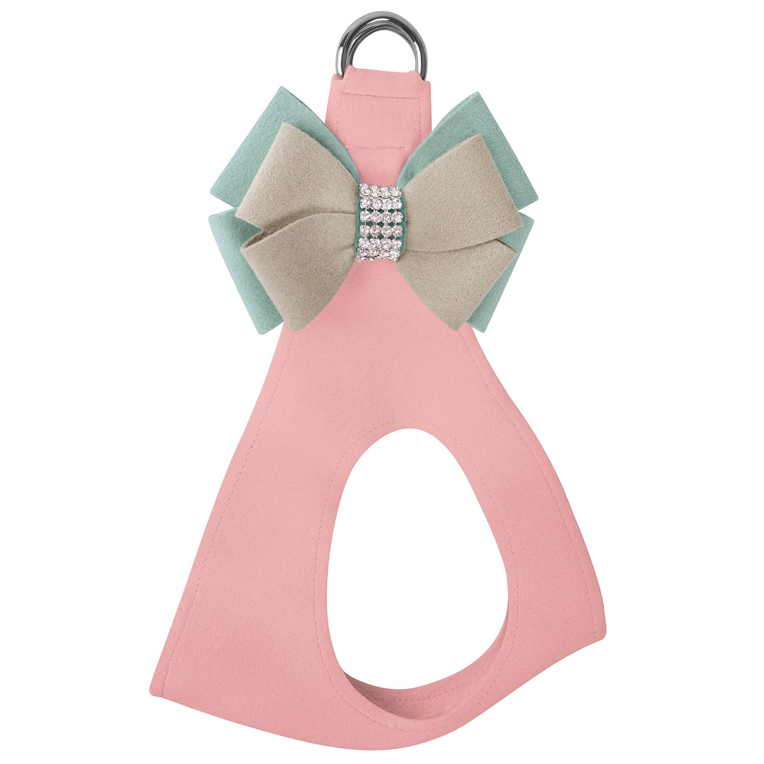 Hope Bow Step In Harness Puppy Pink