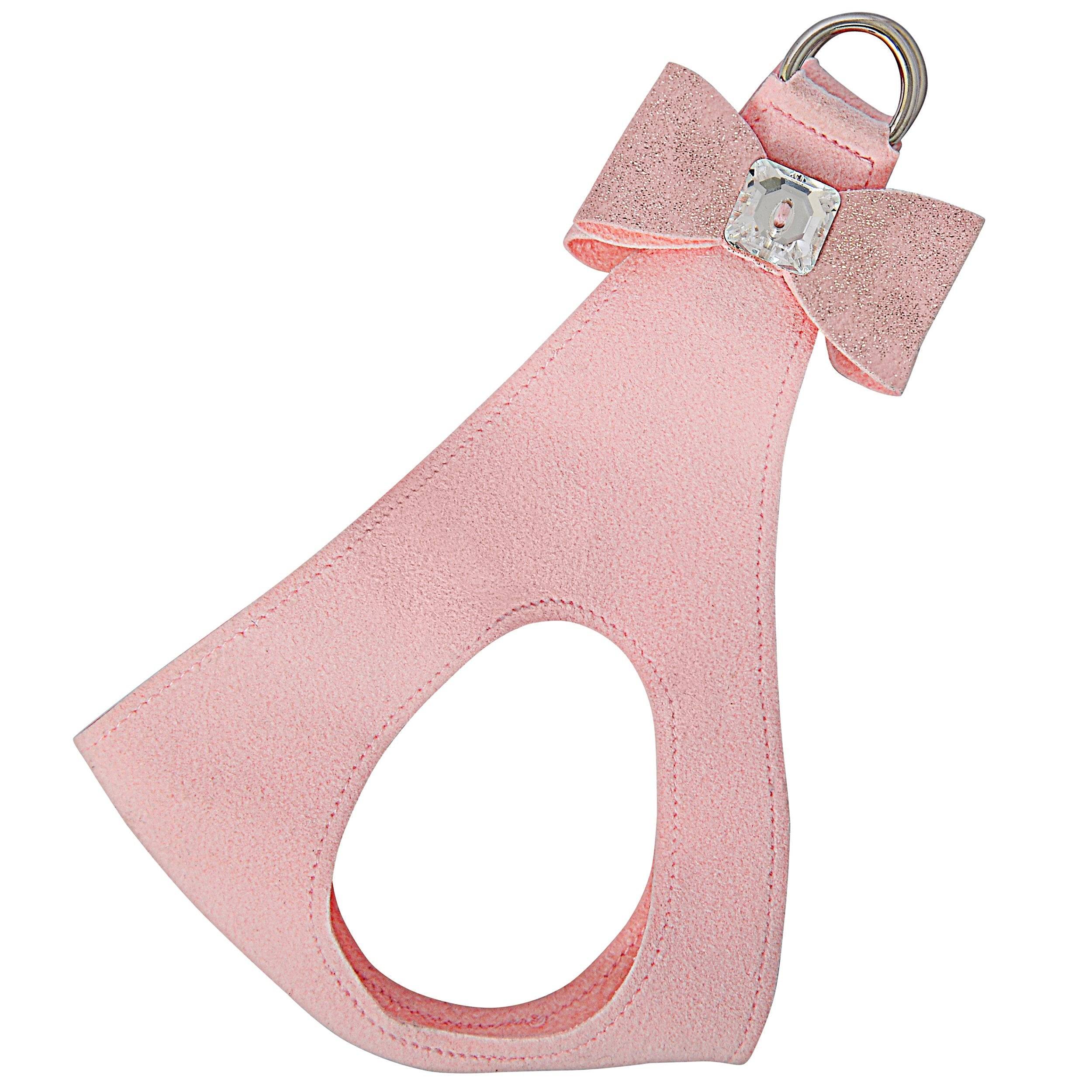 Puppy Pink Glitzerati Big Bow Step In Harness Puppy Pink