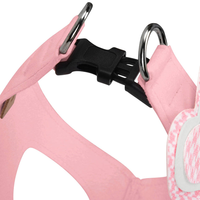 Pink is Love 3 Layer Heart Step In Harness