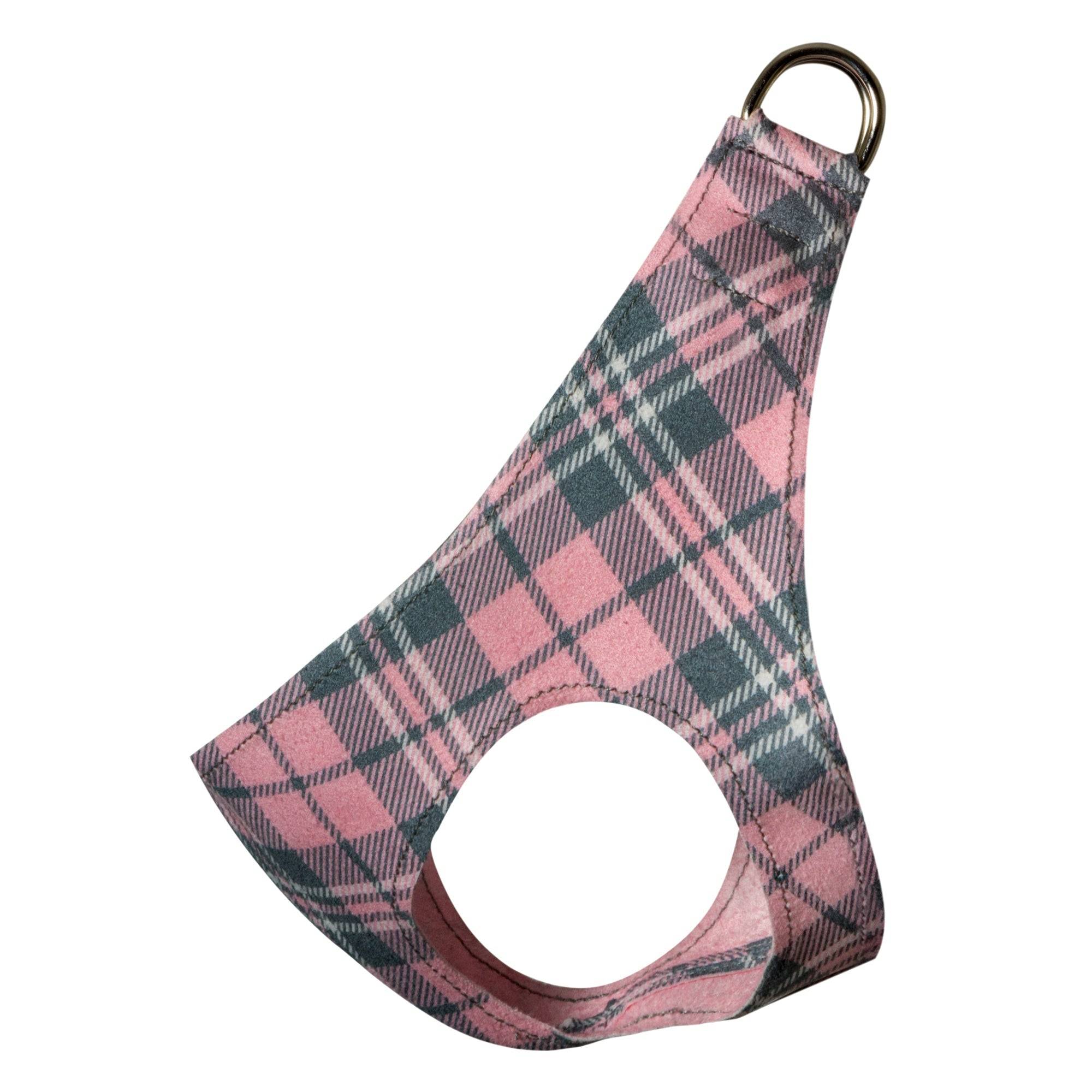 Scotty Plaid Step In Harness Puppy Pink Plaid