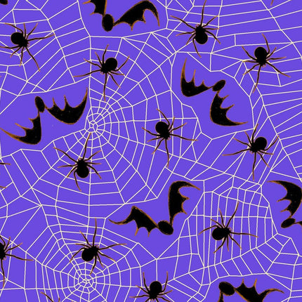 Purple Spiders & Bats