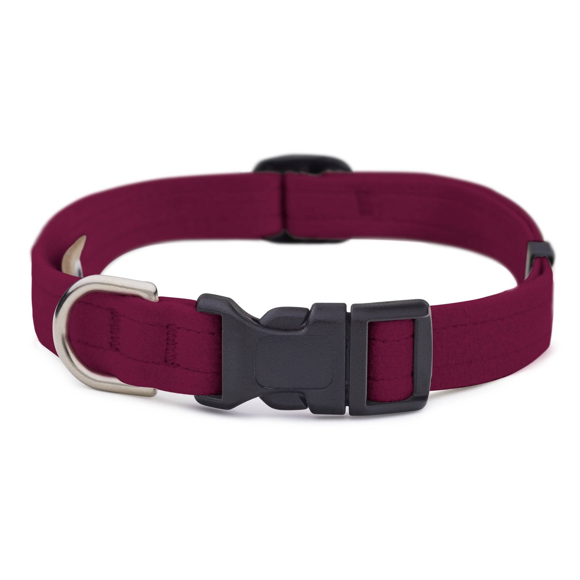 Burgundy Quick Release Collar Burgundy