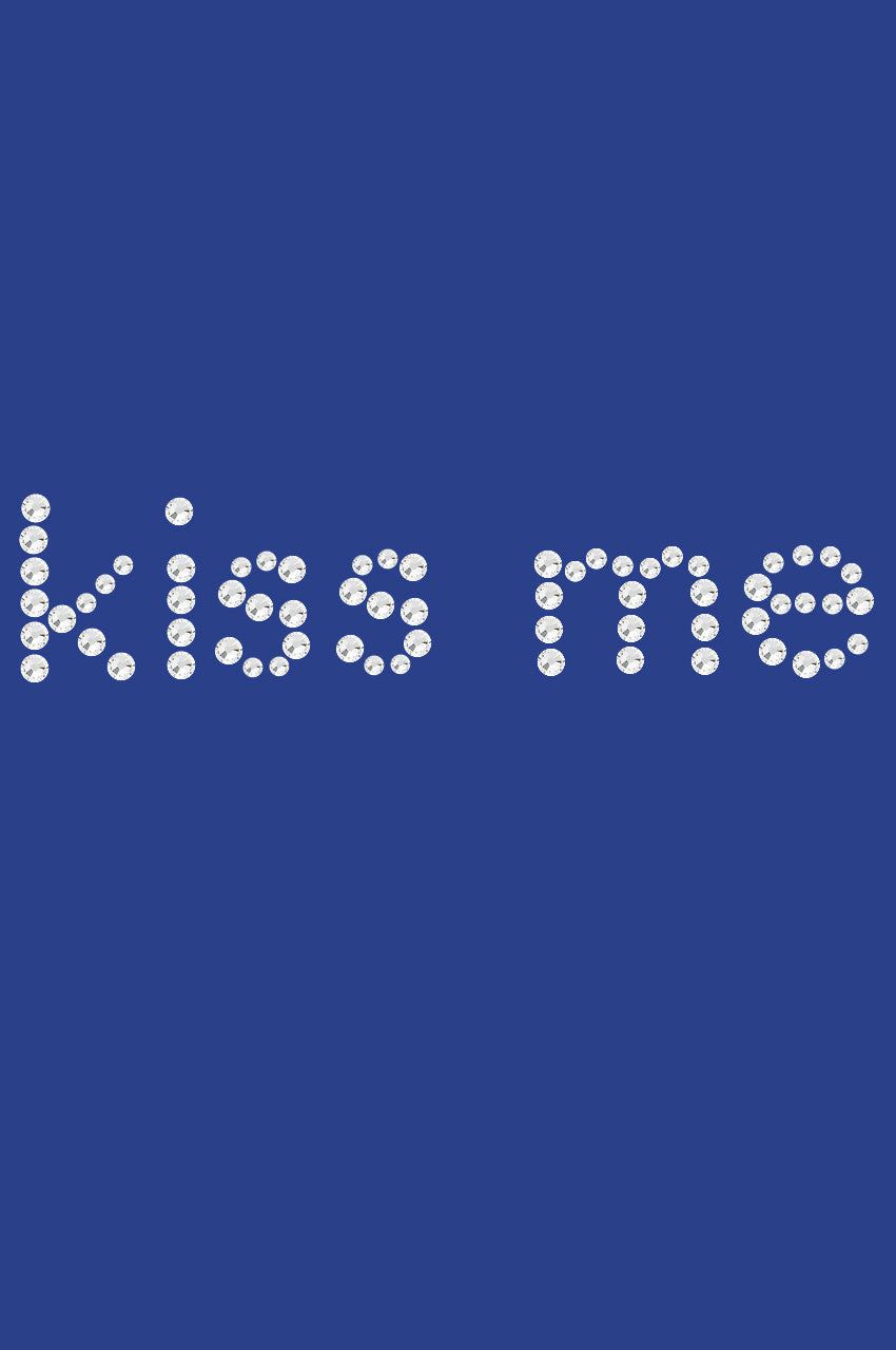 Kiss Me Bandanna Royal Blue