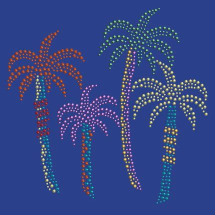 Palm Trees (Multicolor) - Women's T-shirt