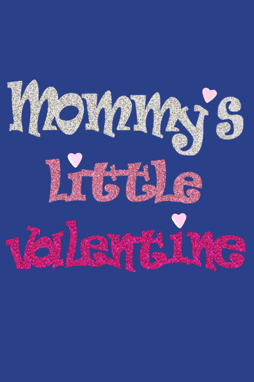 Mommy's Little Valentine Bandanna Royal Blue