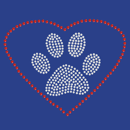 Heart with Paw bandana