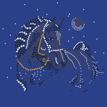 Horse with Stars & Moon - Women's T-shirt