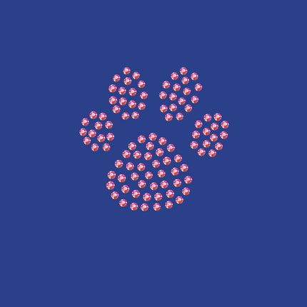 Paw (Pink Rhinestuds) - Women's T-shirt