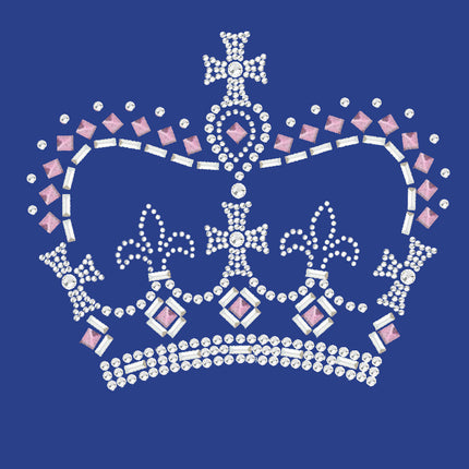 Crown 15 ( Pink, Silver & Clear) - Women's T-shirt