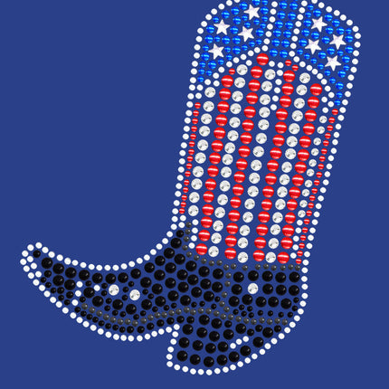 Boot (Red, White, & Blue) - bandana