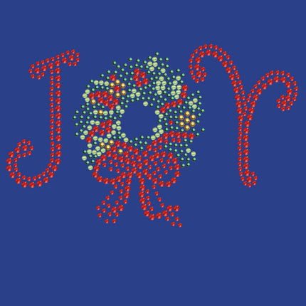 Joy Christmas Wreath - Bandana