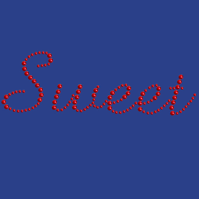 Sweet (Red Rhinestuds) - Women's T-shirt