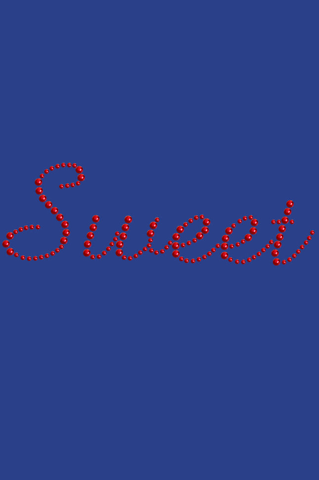 Sweet (Red Rhinestuds) - Women's T-shirt