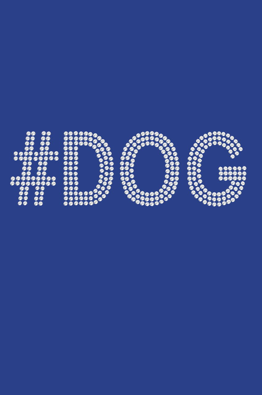 DOG (Rhinestone) - Women's T-shirt Royal Blue