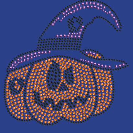 Jack O'Lantern with Hat - Women's T-shirt