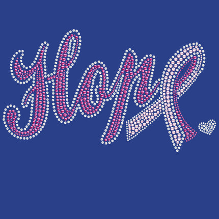 Hope with Cancer Ribbon - Women's T-shirt