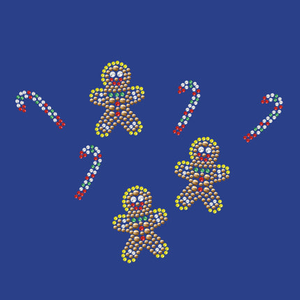 Gingerbread Men & Candy Canes - Bandana