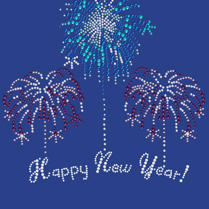 Happy New Year Fireworks - Women's T-shirt