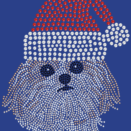 Shih Tzu with Santa Hat - Women's T-shirt