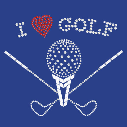 I Love Golf (Large) - Women's Tee