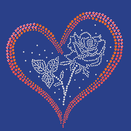 Heart with Rose - Women's Tee