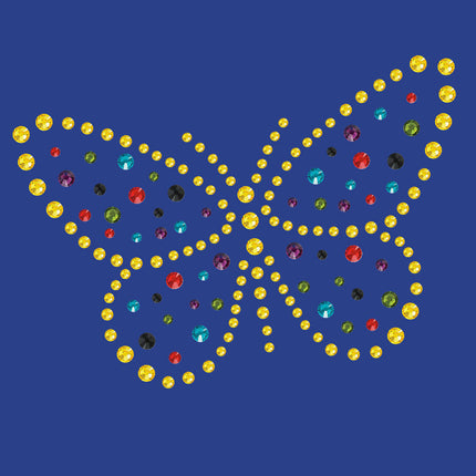 Yellow Dotted Butterfly - Women's T-shirt