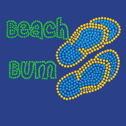 Beach Bum with Flip Flops - Women's T-shirt