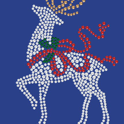 Reindeer with Red Bow - Bandana