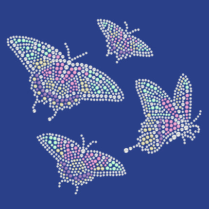 Pastel Butterflies - Women's T-shirt