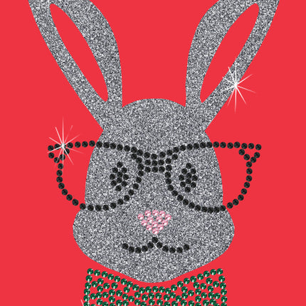 Bunny with Glasses and Bow Tie - Women's Tee