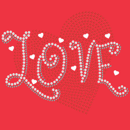 Love Red Heart - Women's T-shirt