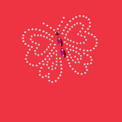 Pink Rhinestud Butterfly - Custom Tutu