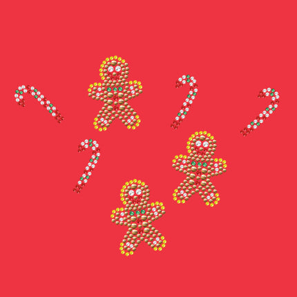 Gingerbread Men & Candy Canes - Bandana