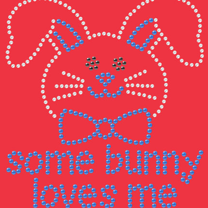 Some Bunny Loves Me (Blue) - Bandanna