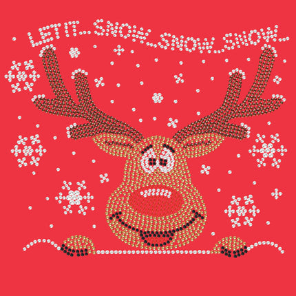 Let it Snow - Red Nose Reindeer - Bandana