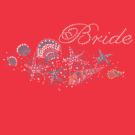 Bride with Seashells- Women's T-shirt